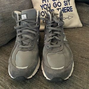 New Balance 990 high top shoes.